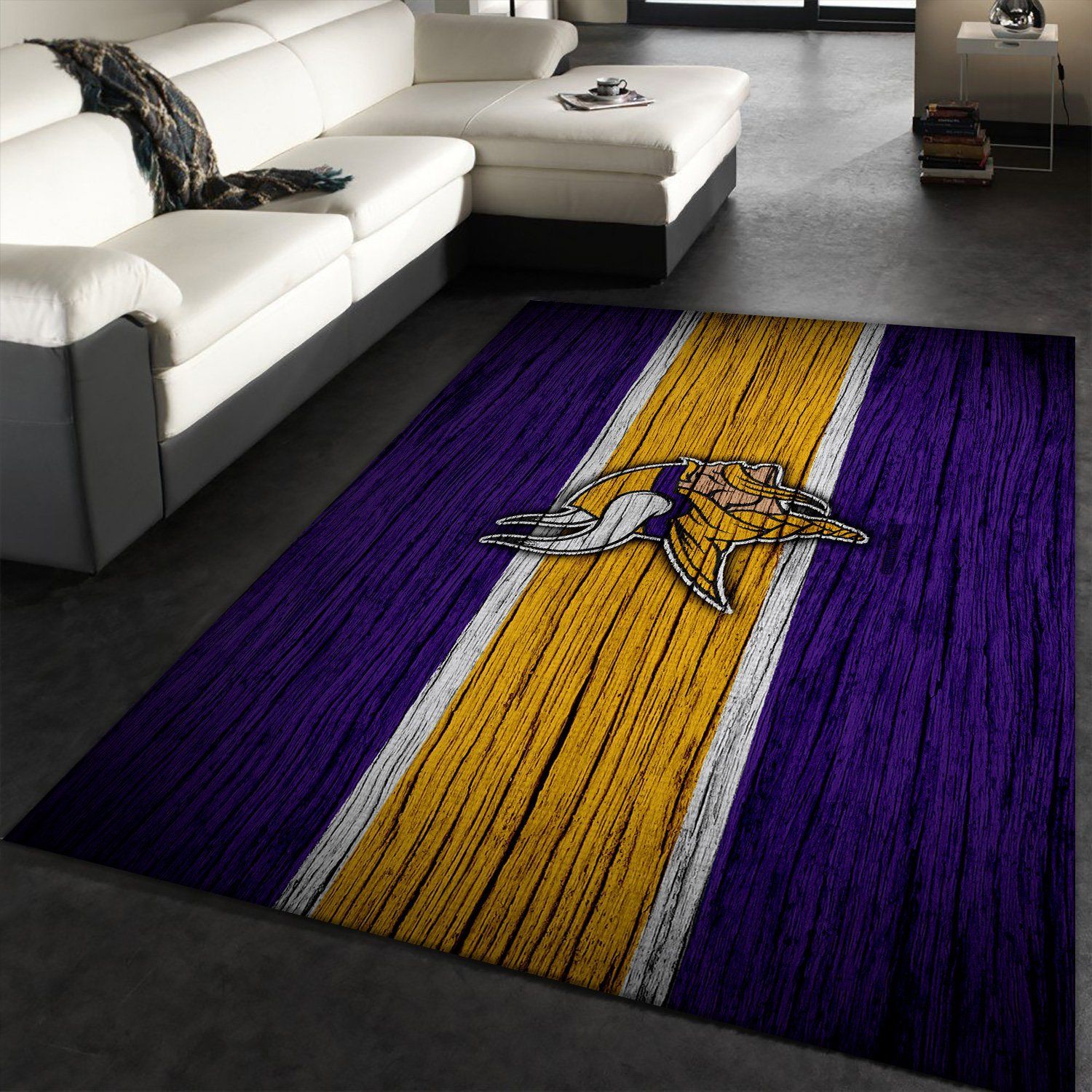 minnesota vikings rug custom size and printing 0