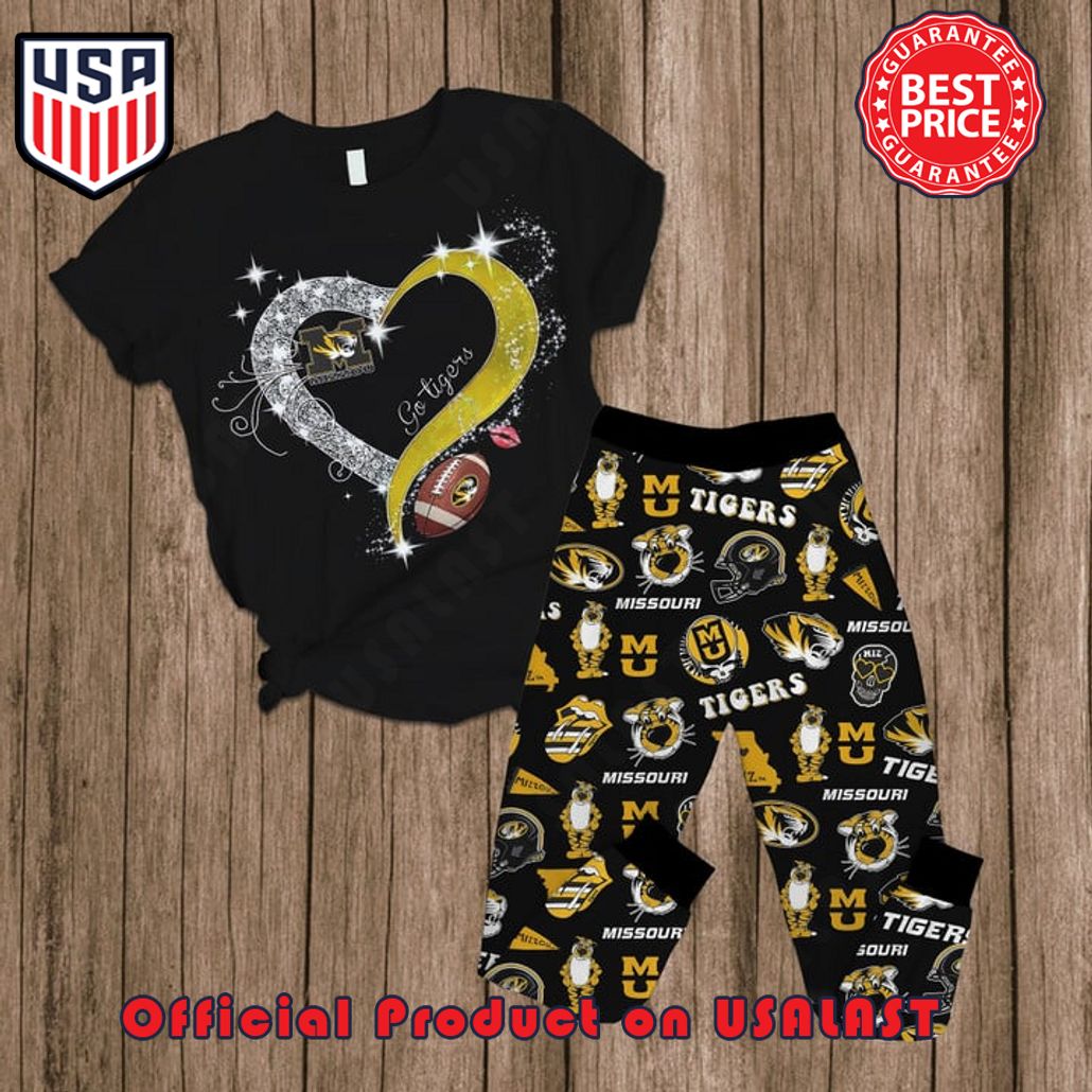 missouri tigers go tigers sticker pajamas set 1 Q4Wr5