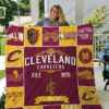 mlb cleveland cavaliers quilt blanketcnmwa