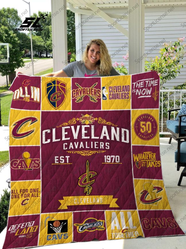 mlb cleveland cavaliers quilt blanketcnmwa