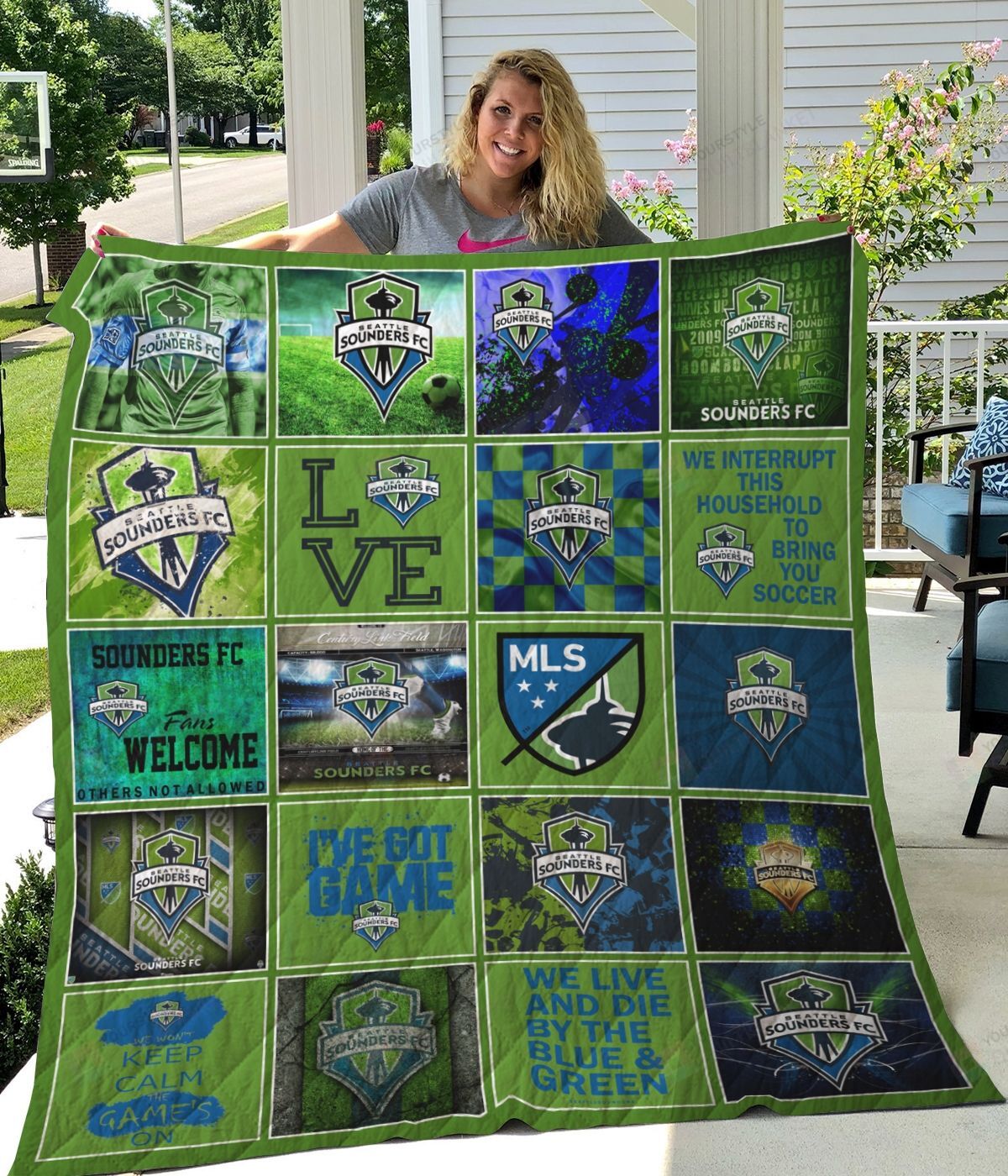 mls seattle sounders fc quilt blanket v1 3828