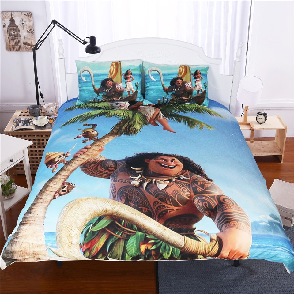 moana princess bedding set duvet cover bedroom sets comfortable bedding sets twzgh