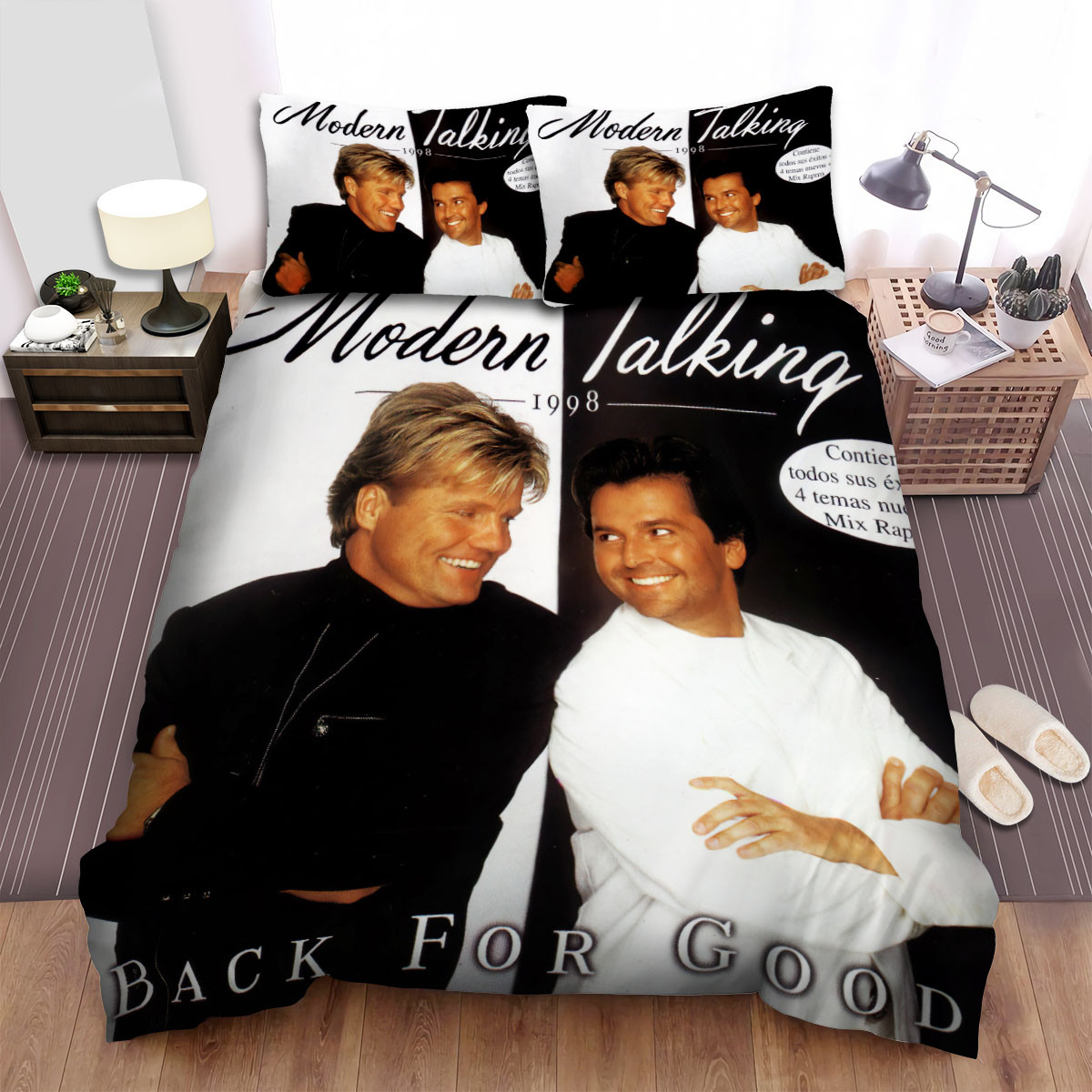 modern talking 1998 back for good album music bed sheets spread comforter duvet cover bedding sets xghs5