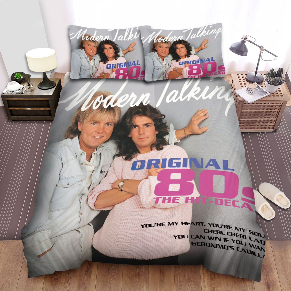 modern talking original 80s the hit decade album music bed sheets spread comforter duvet cover bedding sets cppau