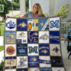 montana state bobcats 3 quilt blanket for fans home decor gift 1