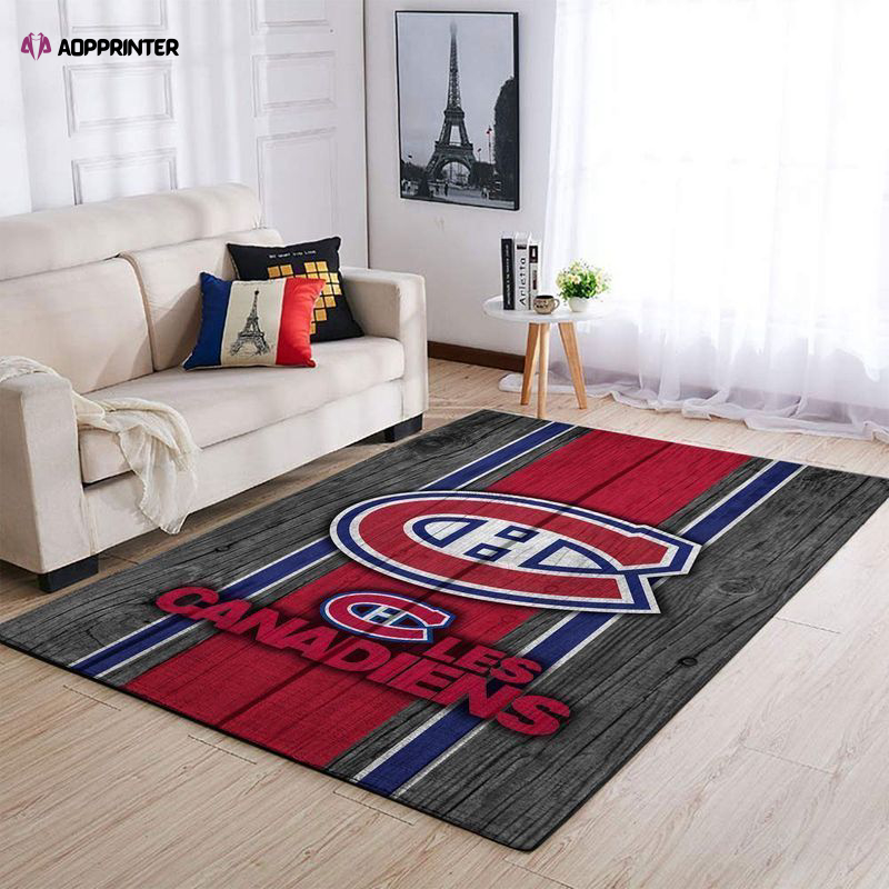 montreal canadiens rug living room floor decor fan gifts 6