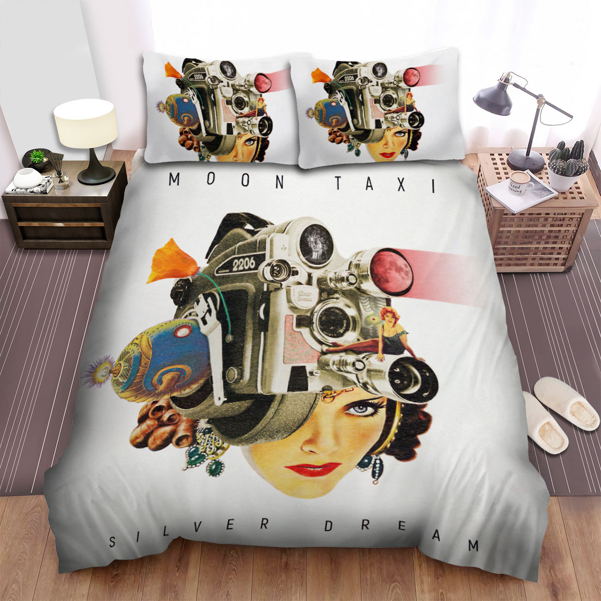 moon taxi silver dream bed sheets spread comforter duvet cover bedding sets kagzd