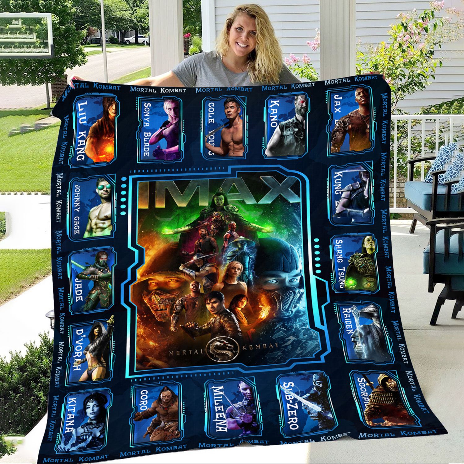 mortal kombat blanket esxt2