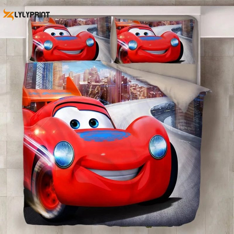 movie cars lightning mcqueen 6 duvet quilt bedding set