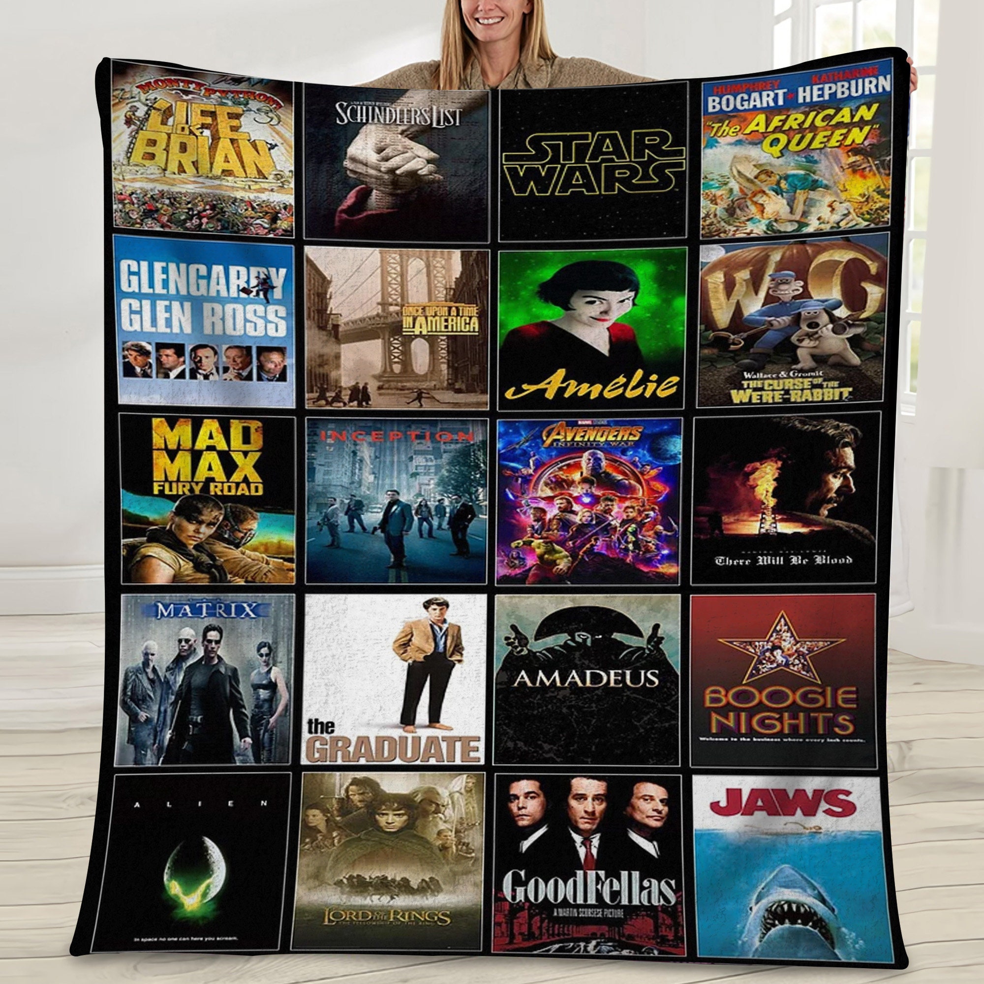 movie classic movie movie fan blanket v5kte