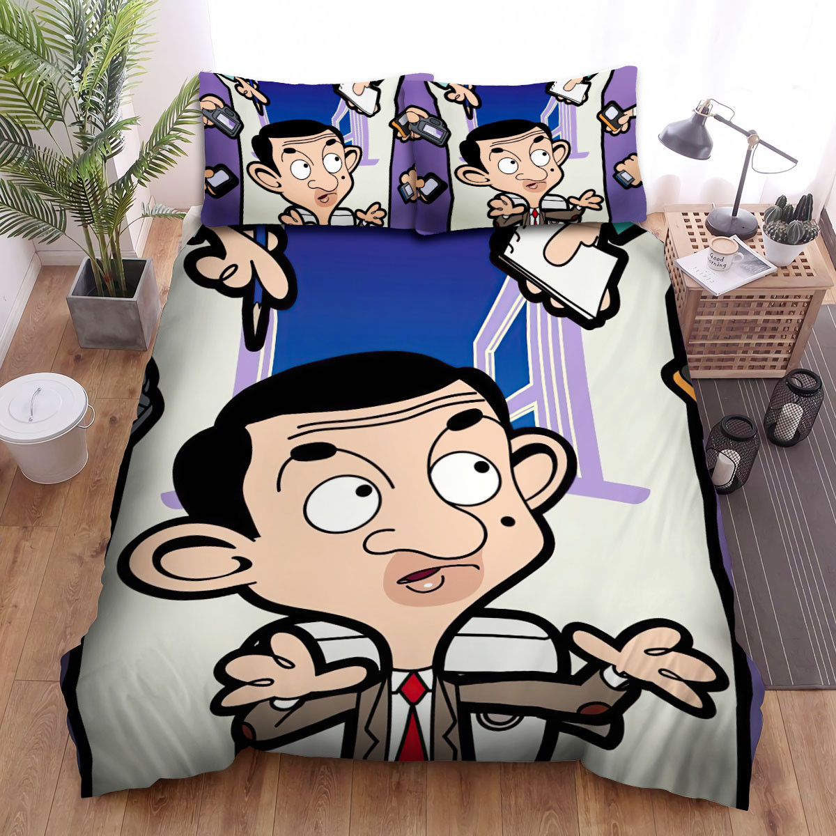 mr bean becomes famous bed sheets spread duvet cover bedding sets orpua