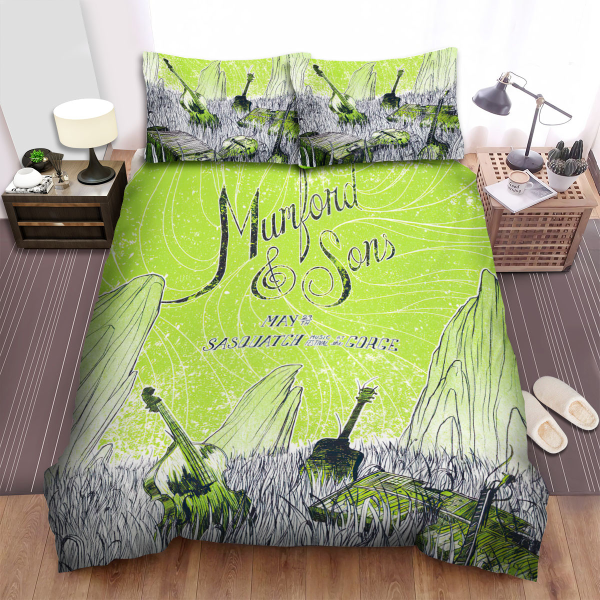 mumford sons green background bed sheets spread comforter duvet cover bedding sets zhbk2