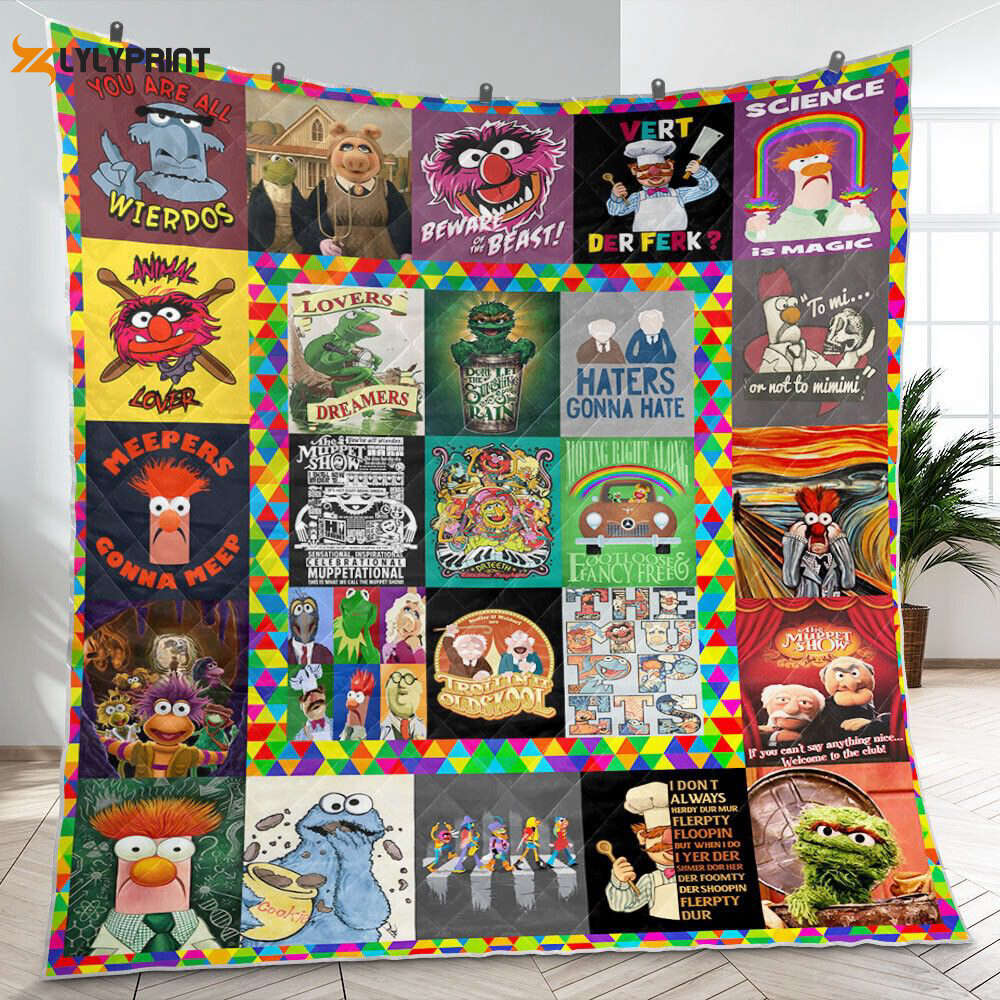 muppet 1 quilt blanket for fans home decor gift