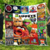 muppet quilt blanket for fans home decor gift 1q