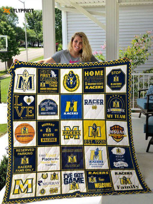 murray state racers 1 quilt blanket