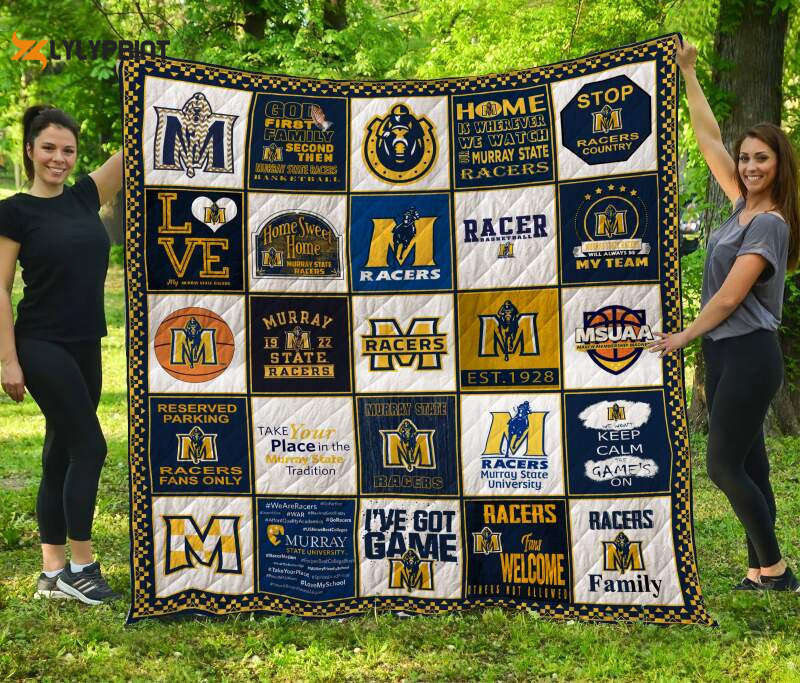 murray state racers customized 3d full printing quilt home decor 2024 gifts