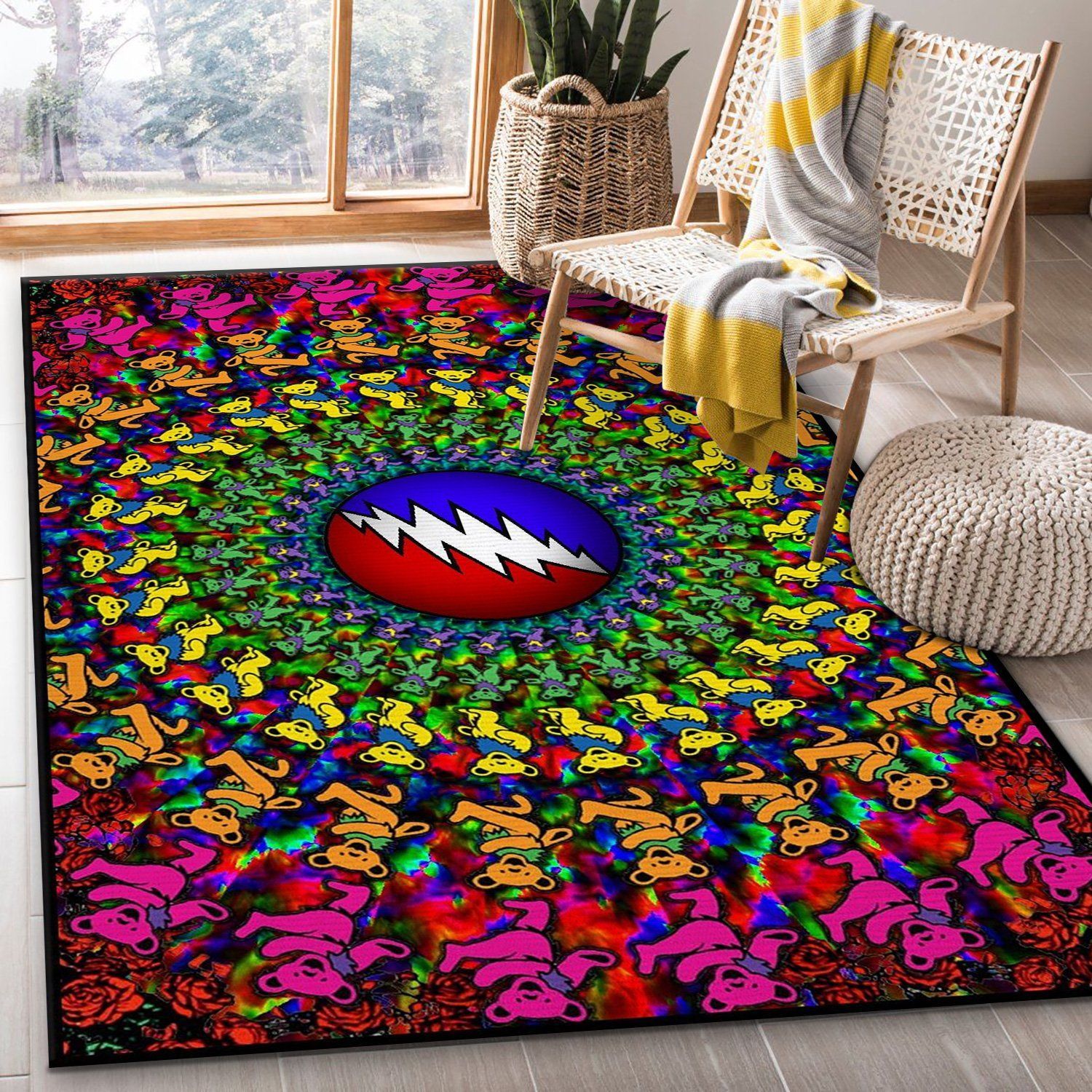 music grateful dead rug custom size and printing 0