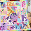 my little pony quilt blanket for fans home decor gift 1