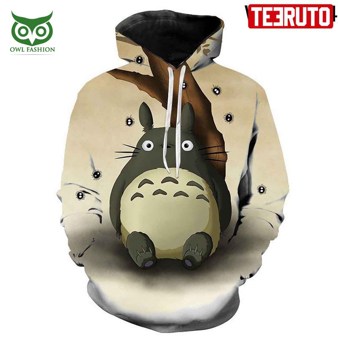 my neighbor totoro ghibli presents streetwear hd 3d aop hoodie 1 AEv1b