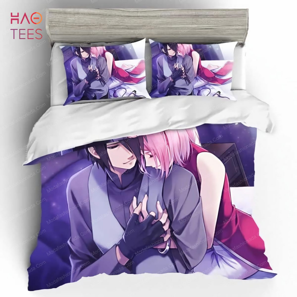 naruto vibrant sasuke and sakura couple fan art anime 79 bedding sets 1 bSD7O