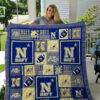 navy midshipmen 5 quilt blanket for fans home decor gift 1 3