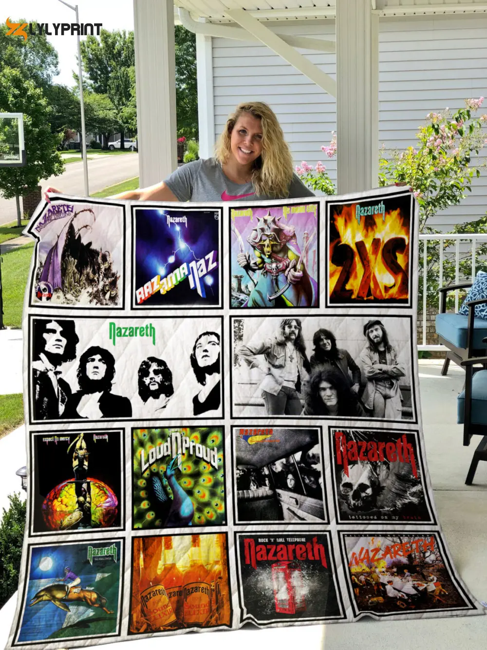 nazareth quilt blanket for fans home decor gift 2a
