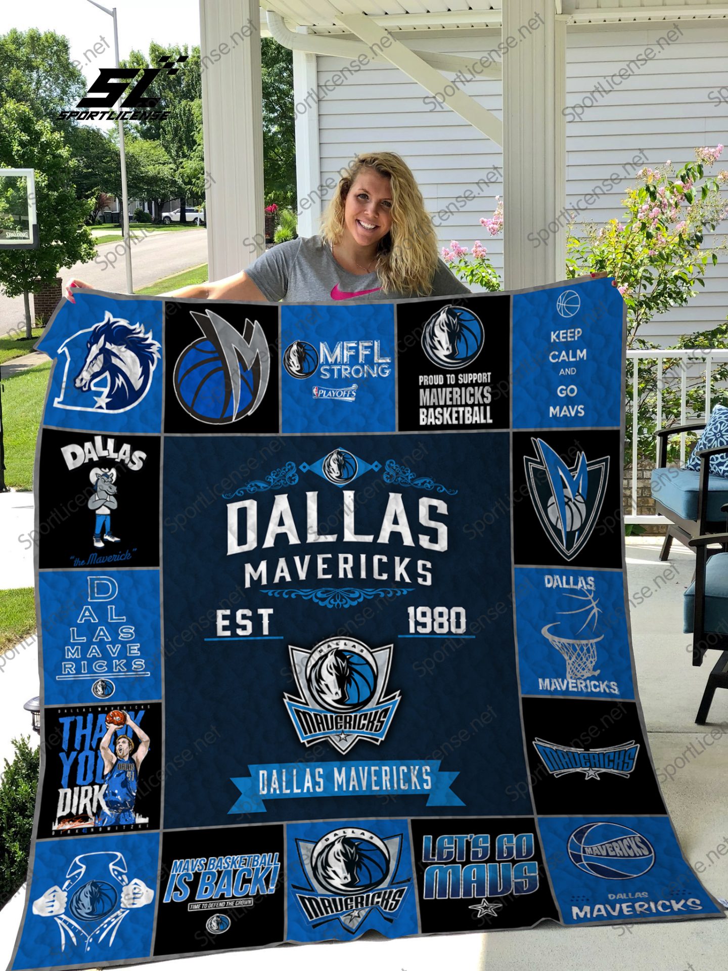 nba 8211 dallas mavericks 17 quilt blanketoyetx