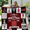 nc state wolfpack 1 quilt blanket for fans home decor gift