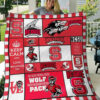 nc state wolfpack quilt blanket for fans home decor gift