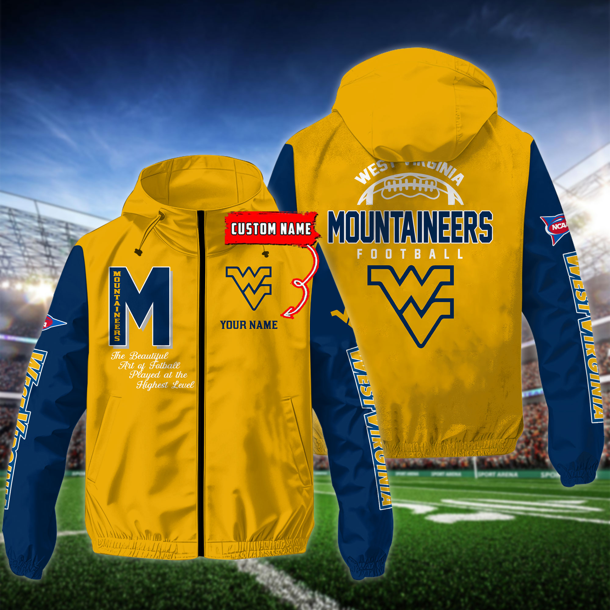 ncaa 14 west virginia mountaineers77 ar29g