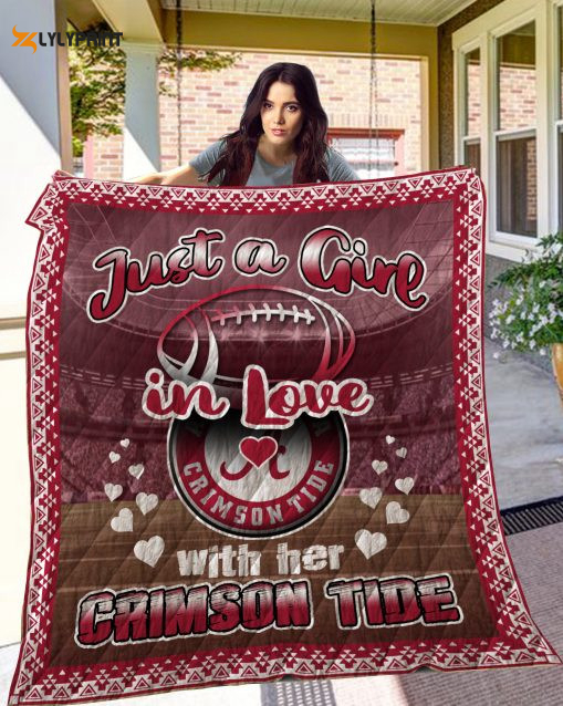 ncaa alabama crimson tide 3d customized personalized 3d customized quilt blanket