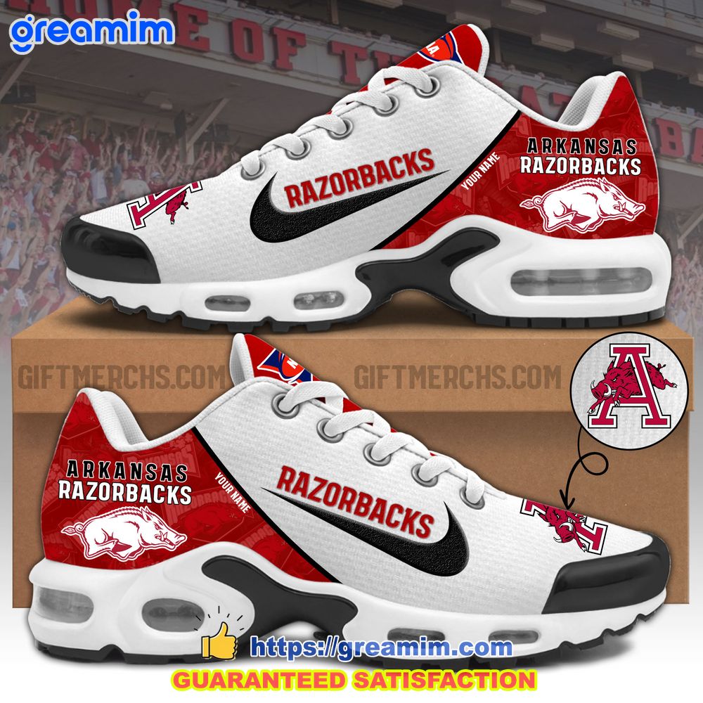 ncaa arkansas razorbacks custom nike air max tn plus shoes 1 3ZMtu