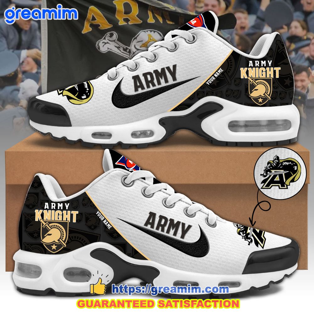 ncaa army black knights custom nike air max plus shoes 1 xXDEP