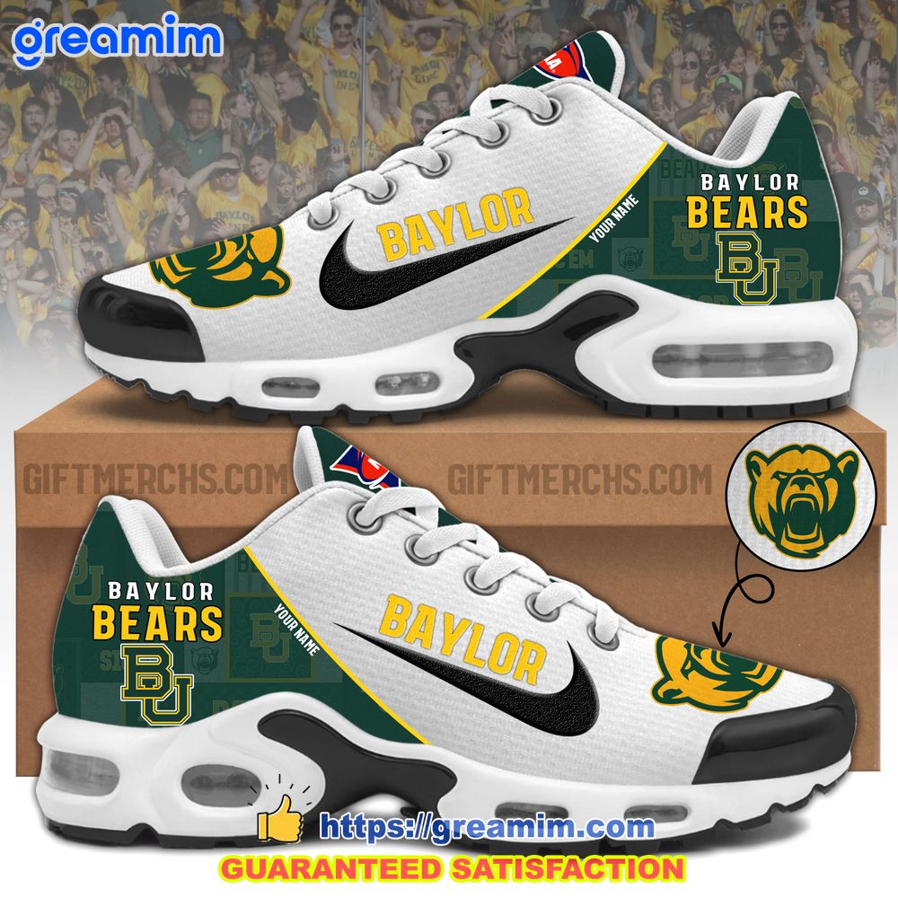 ncaa baylor bears custom nike air max plus shoes 1 LnINQ