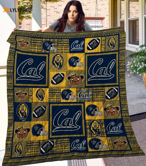 ncaa california golden bears 3d customized personalized 3d customized quilt blanket