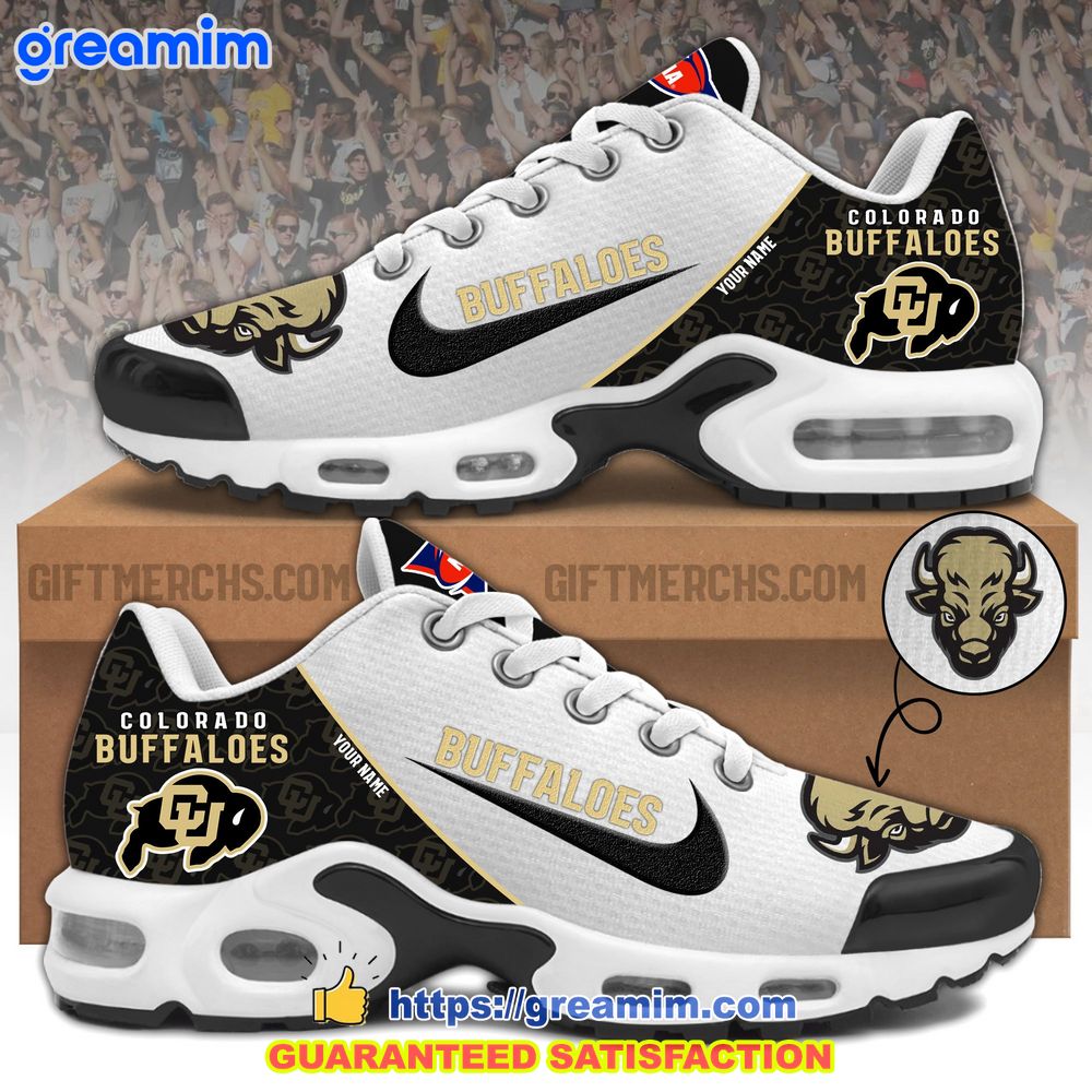 ncaa colorado buffaloes custom nike air max tn plus shoes 1 Pb5Kq