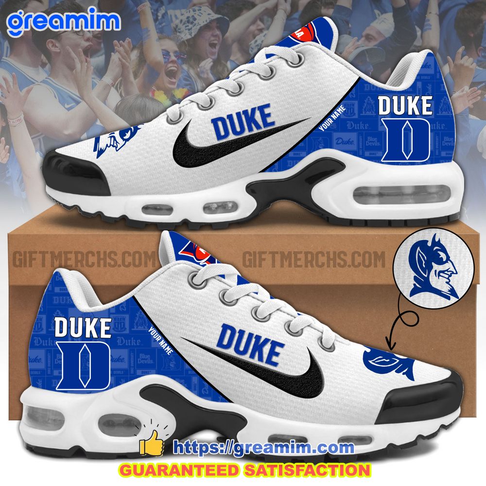 ncaa duke blue devils custom nike air max plus shoes 1 qjmsb