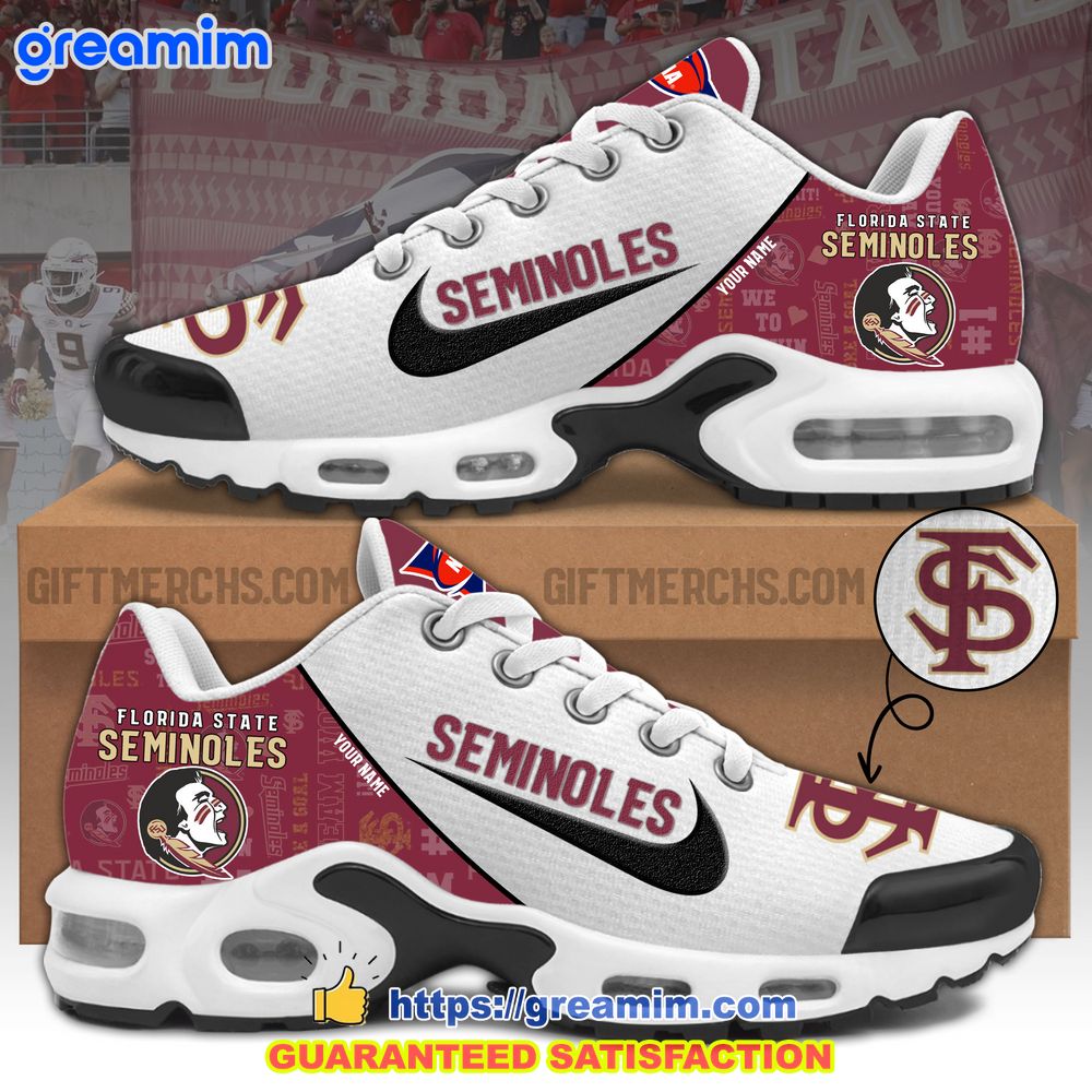 ncaa florida state seminoles custom nike air max tn plus shoes 1 JVl30