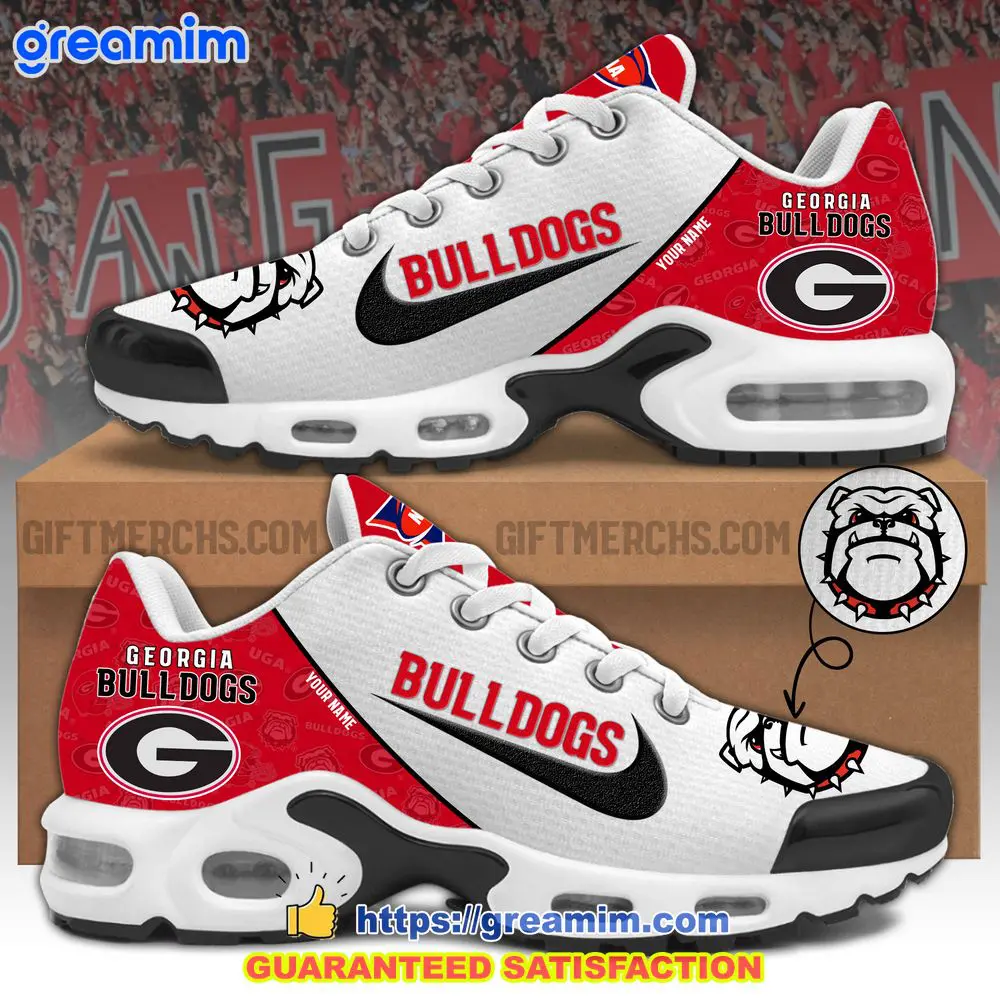 ncaa georgia bulldogs custom nike air max tn plus shoes 1 1i2hM