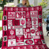 ncaa indiana hoosiers 3d customized personalized 3d customized quilt blanket