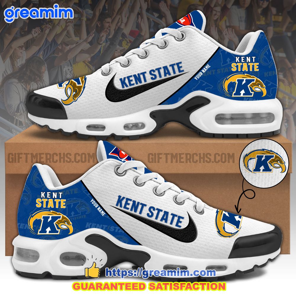 ncaa kent state golden flashes custom nike air max plus shoes 1 CZqKl