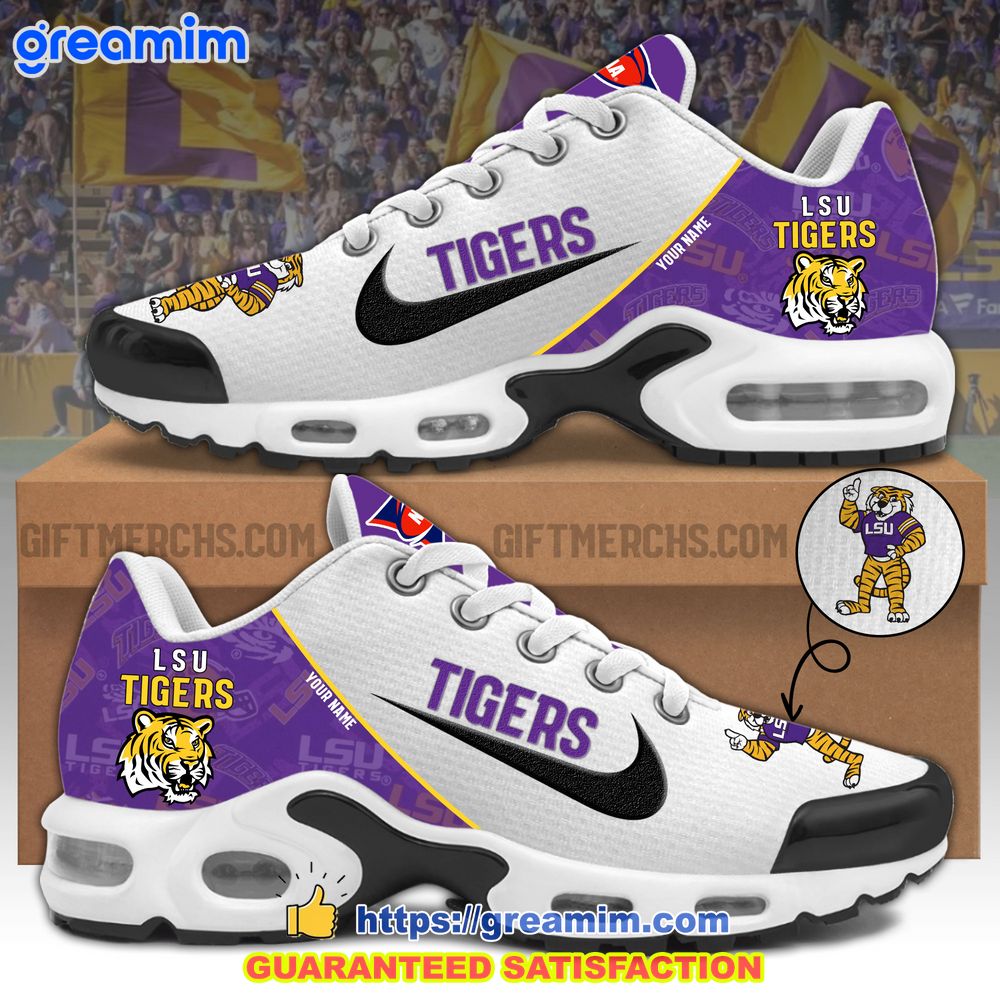 ncaa lsu tigers custom nike air max tn plus shoes 1 Z601d