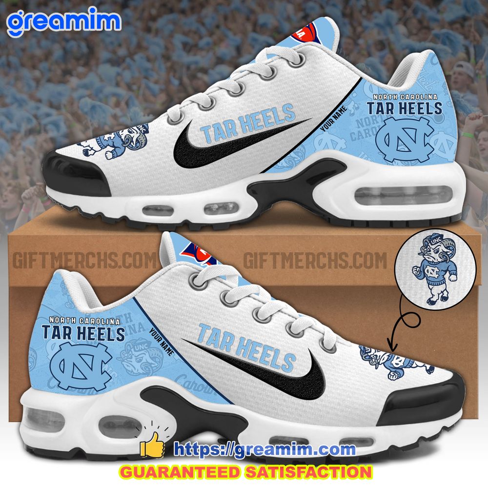 ncaa north carolina tar heels custom nike air max tn plus shoes 1 1EfrC