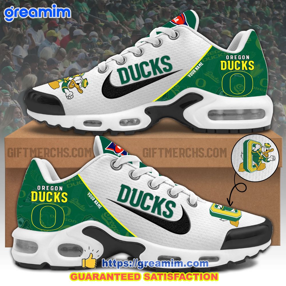 ncaa oregon ducks custom nike air max tn plus shoes 1 0y1GL