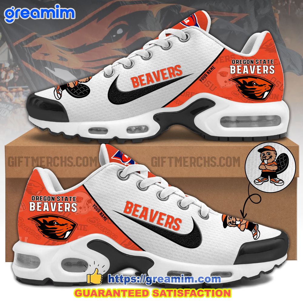 ncaa oregon state beavers custom nike air max tn plus shoes 1 WRscx