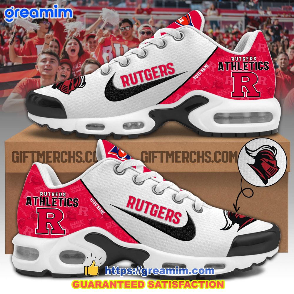 ncaa rutgers scarlet knights custom nike air max plus shoes 1 06giJ