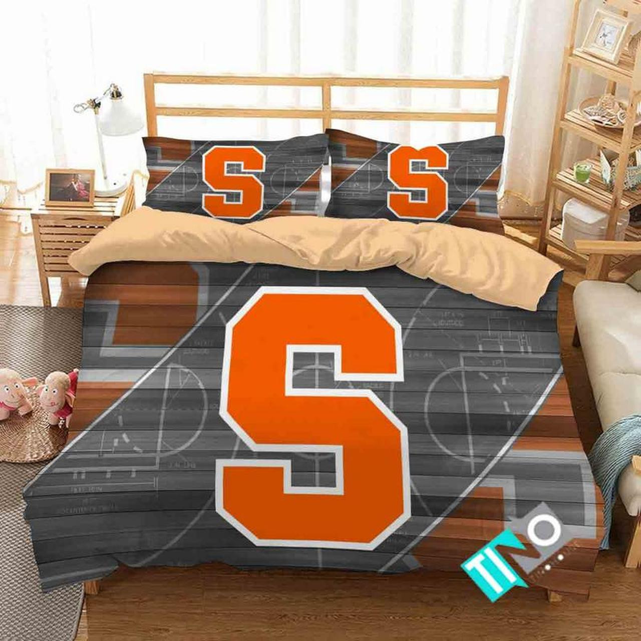 ncaa syracuse orange 1 logo n 3d duvet cover bedding sets m9pic