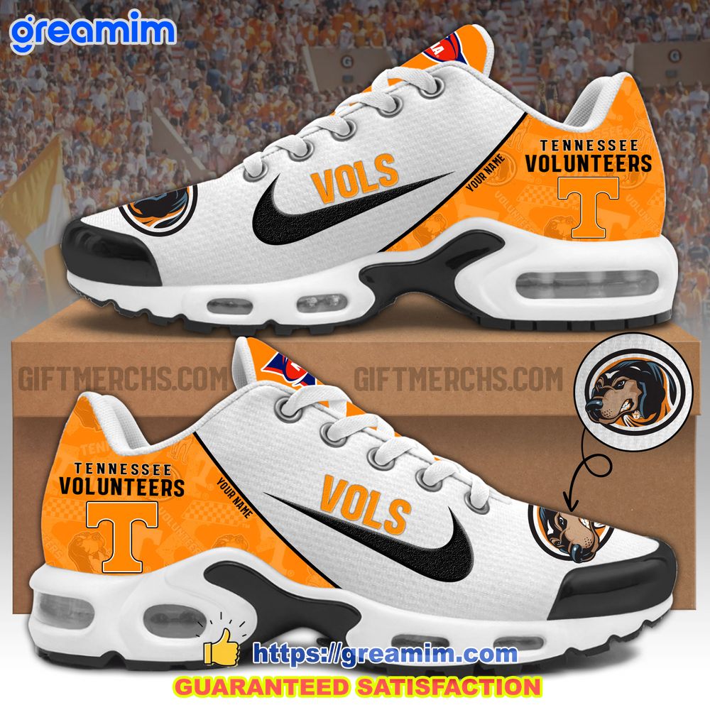 ncaa tennessee volunteers custom nike air max tn plus shoes 1 pLBm5