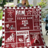 ncaa texas a m aggies 3d customized personalized 3d customized quilt blanket 1