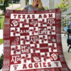 ncaa texas a m aggies 3d customized personalized 3d customized quilt blanket 6